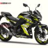 Decal Stiker Z 250 BLACK YELLOW SPORTY